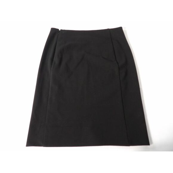 Diane Von Furstenburg Koto Pencil Skirt Sz 8 Black Zip Close Pockets Ponte Knit - Picture 15 of 15